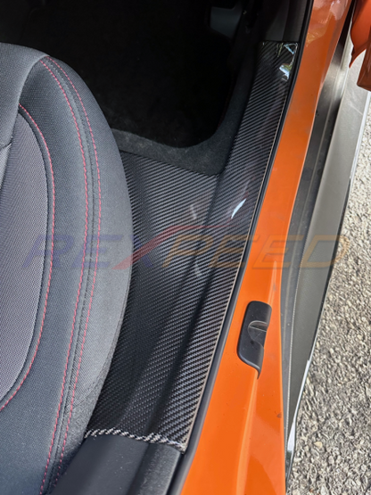 Rexpeed Dry Carbon Rear Scuff Plate Cover for Subaru WRX
