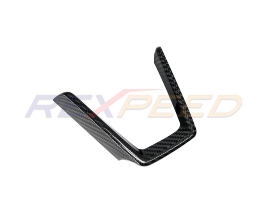 Rexpeed Dry Carbon Steering Wheel Frame Cover for Subaru WRX