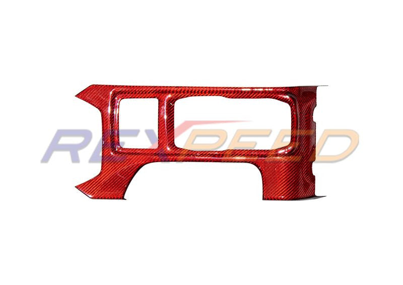 Rexpeed 2022+ WRX Dry Carbon Cup Holder Cover in Black