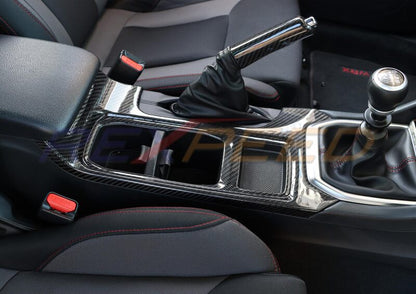 Rexpeed 2022+ WRX Dry Carbon Cup Holder Cover in Black