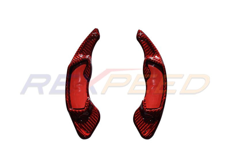 Rexpeed Dry Carbon Shift Paddle Extensions Black for Subaru WRX CVT
