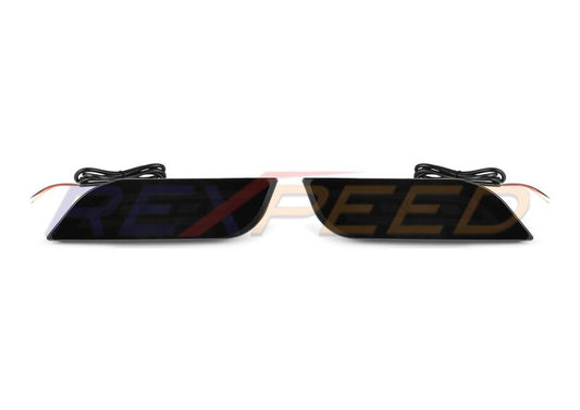 Rexpeed Rear Reflector Lights for Subaru WRX - Black