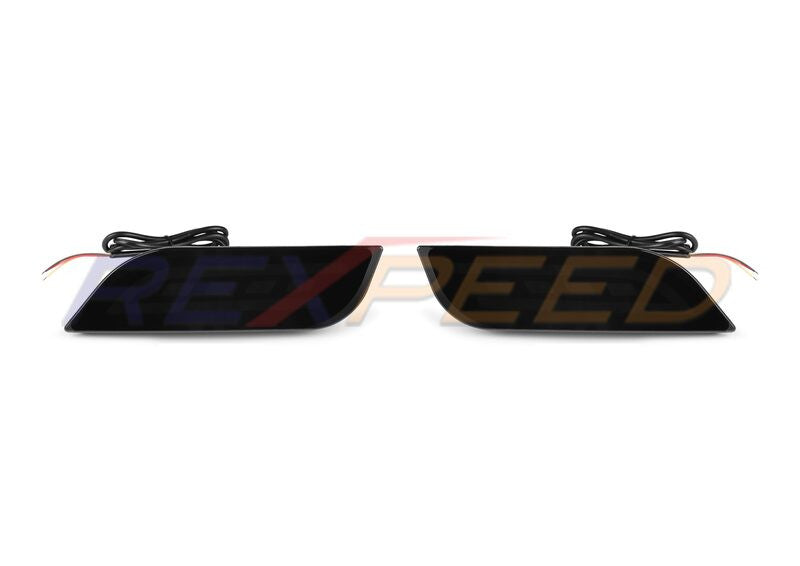 Rexpeed Rear Reflector Lights for Subaru WRX - Red