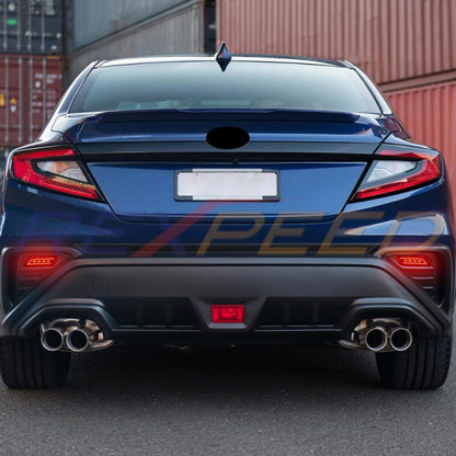 Rexpeed Rear Reflector Lights for Subaru WRX - Red