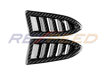 Rexpeed Dry Carbon Defroster Vent Covers for Subaru WRX