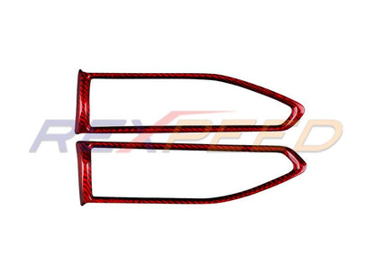 Rexpeed Dry Carbon AC Vent Trim Covers for Subaru WRX