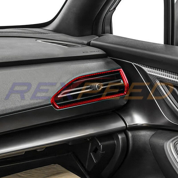 Rexpeed Dry Carbon AC Vent Trim Covers for Subaru WRX