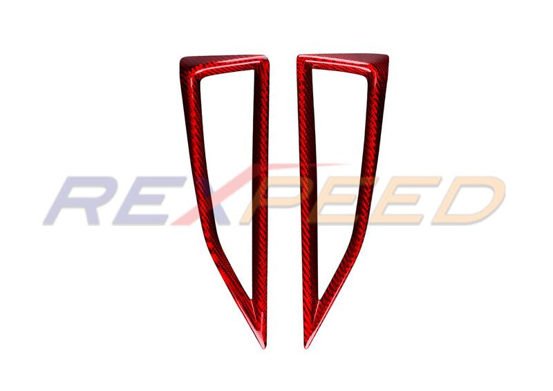 Rexpeed Dry Carbon AC Vent Trim Covers for Subaru WRX