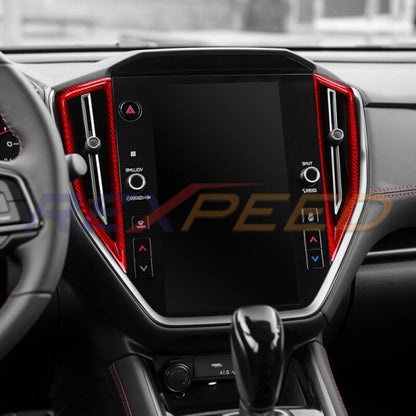 Rexpeed Dry Carbon AC Vent Trim Covers for Subaru WRX