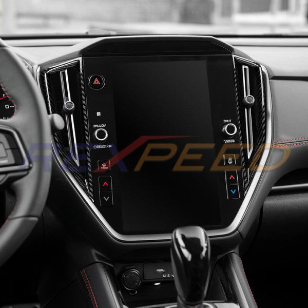 Rexpeed Dry Carbon AC Vent Trim Covers for Subaru WRX