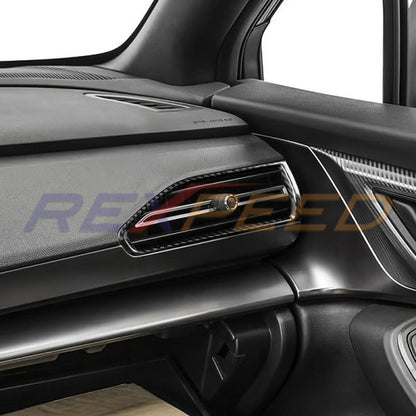 Rexpeed Dry Carbon AC Vent Trim Covers for Subaru WRX
