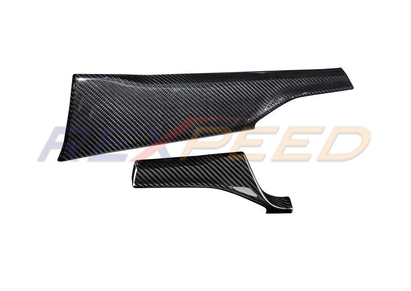Rexpeed Dry Carbon Dash Covers Red (LHD) for Subaru WRX