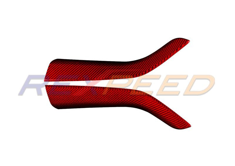 Rexpeed Dry Carbon Gearshift Side Covers Black MT for Subaru WRX