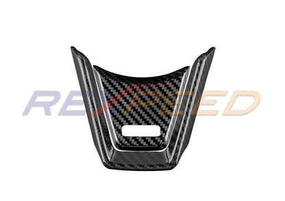 Rexpeed V2 Dry Carbon Steering Wheel Cover Black for Subaru WRX