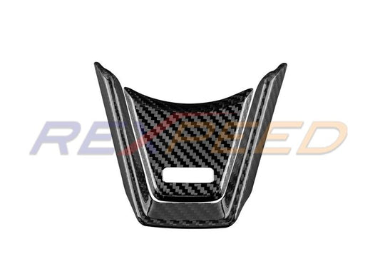 Rexpeed V2 Dry Carbon Steering Wheel Cover Black for Subaru WRX