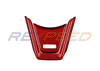 Rexpeed V2 Dry Carbon Steering Wheel Cover Black for Subaru WRX