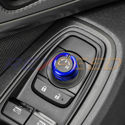 Rexpeed Aluminium Screen & Mirror Knobs Black for Subaru WRX