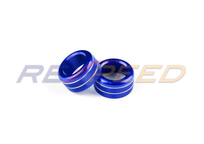 Rexpeed Aluminium Screen & Mirror Knobs Black for Subaru WRX