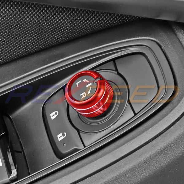 Rexpeed Aluminium Screen & Mirror Knobs Red for Subaru WRX