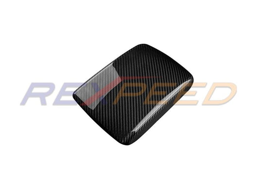 Rexpeed Dry Carbon Armrest Cover OEM Black for Subaru WRX