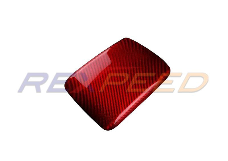 Rexpeed Dry Carbon Armrest Cover OEM Black for Subaru WRX