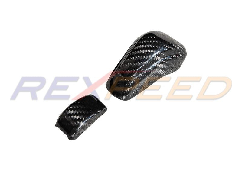 Rexpeed AT Dry Carbon Shift Knob Cover Gloss for Subaru WRX
