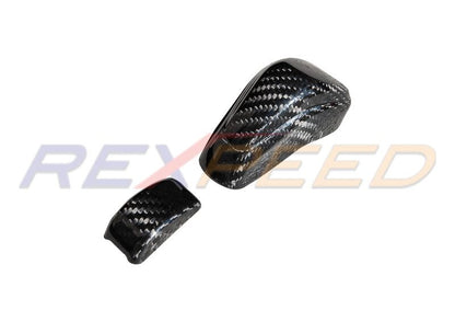 Rexpeed AT Dry Carbon Shift Knob Cover Gloss for Subaru WRX