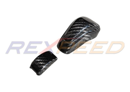 Rexpeed AT Dry Carbon Shift Knob Cover Matte for Subaru WRX