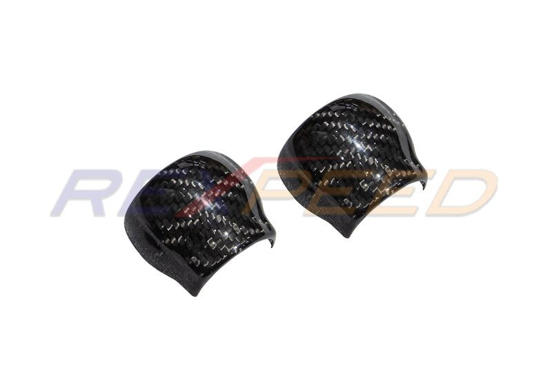 Rexpeed Dry Carbon Shift Knob Cover Gloss Black for Subaru WRX