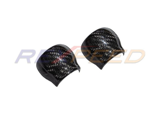 Rexpeed Dry Carbon Shift Knob Cover Gloss Black for Subaru WRX