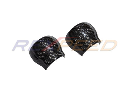 Rexpeed Dry Carbon Shift Knob Cover Red for Subaru WRX