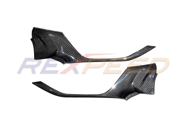 Rexpeed Dry Carbon Front Door Inner Trim Red for Subaru WRX