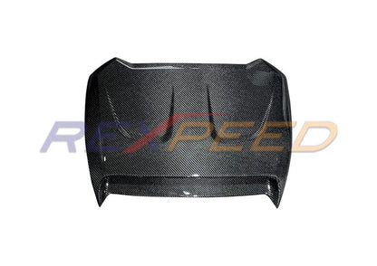 Rexpeed V3 Carbon Fiber Hood Scoop Full Replacement for Subaru WRX