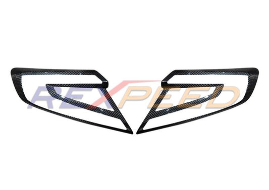 Rexpeed Tanso Dry Carbon Fibre Tail Light Covers for Subaru WRX