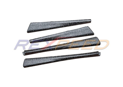 Rexpeed Forged Carbon Door Trim 4pcs Matte for Subaru WRX