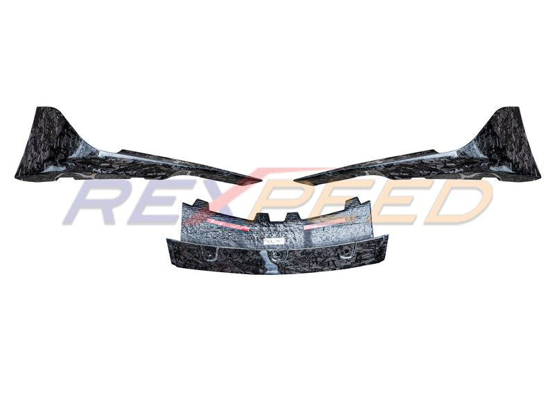 Rexpeed Supra GR V1 Forged Carbon Front Splitter Gloss