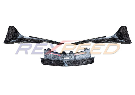 Rexpeed Supra GR V1 Forged Carbon Front Splitter Matte