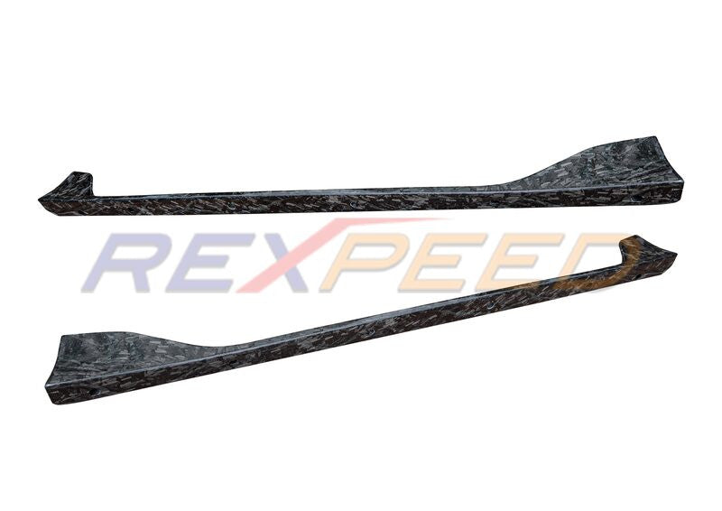 Rexpeed Supra V3 Forged Carbon Side Skirt Extension Matte