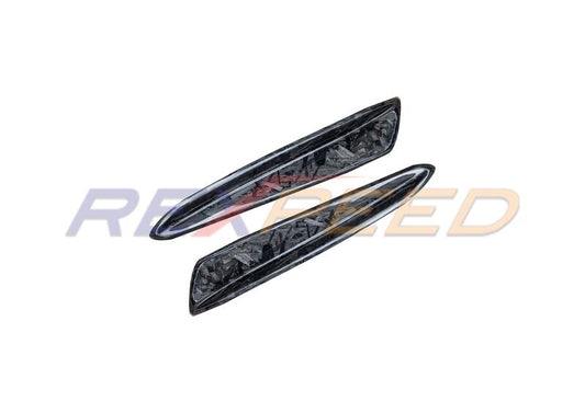 Rexpeed Supra GR V2 Forged Carbon Front Canards Matte