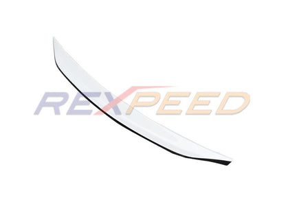 Rexpeed VA Duckbill Trunk Spoiler FRP + Carbon Strip for Subaru WRX