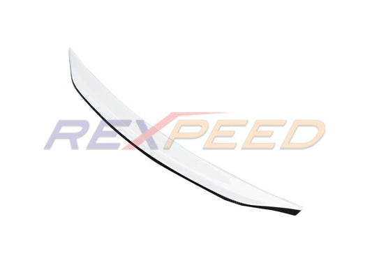 Rexpeed VA Duckbill Trunk Spoiler FRP + Carbon Strip for Subaru WRX