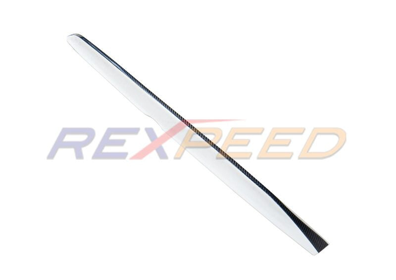 Rexpeed VA Duckbill Trunk Spoiler FRP + Carbon Strip for Subaru WRX