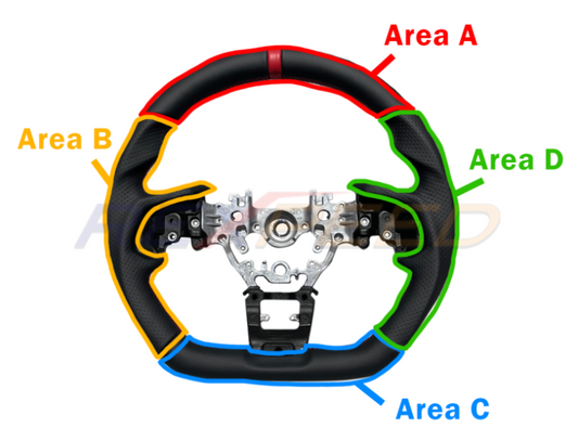 Rexpeed Customized Steering Wheel for Subaru WRX