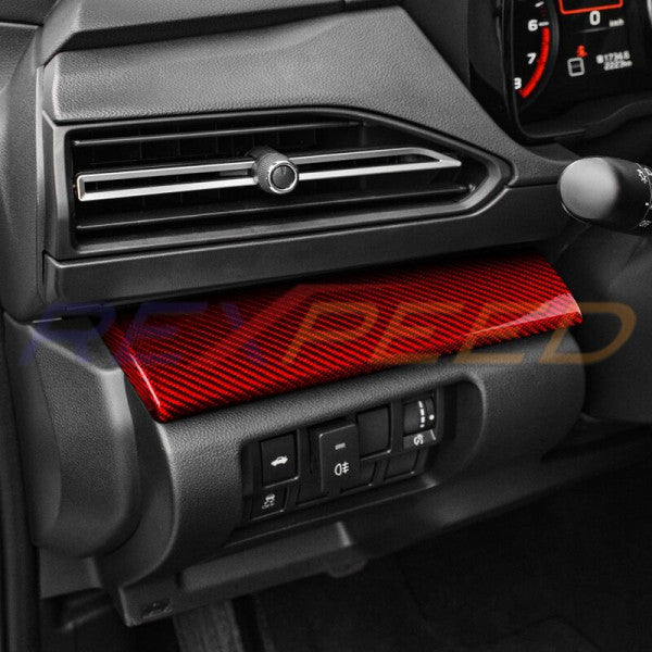 Rexpeed Dry Carbon Fibre Dash Trim Covers for Subaru WRX VB