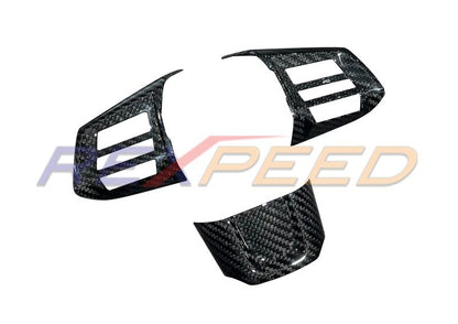 Rexpeed VA Dry Carbon Steering Wheel Cover for WRX & STI