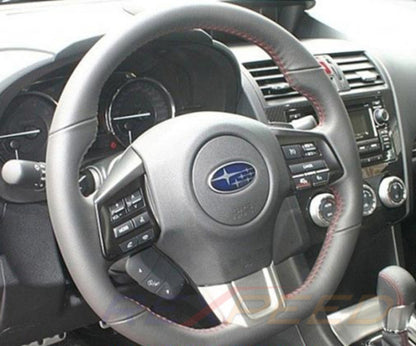 Rexpeed VA Dry Carbon Steering Wheel Cover for WRX & STI