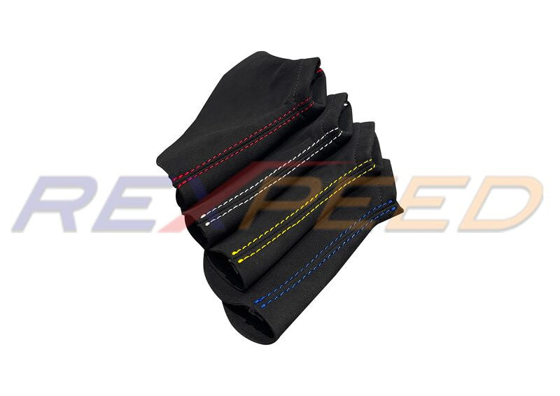 Rexpeed Black Suede Shift Boot Yellow Stitch GR86 / BRZ