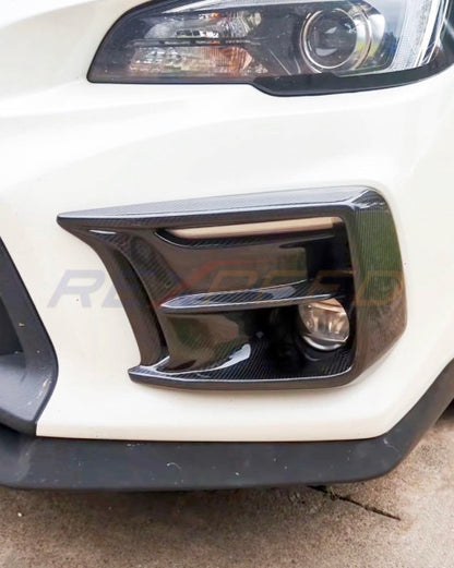 Rexpeed Dry Carbon DRL/Turn Signal Bezel V2 for Subaru WRX