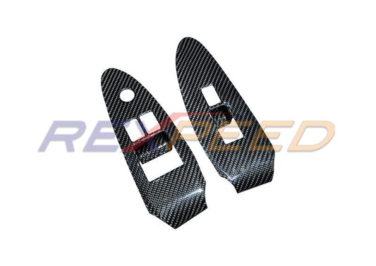 Rexpeed Dry Carbon Window Switch Panel Cover for Nissan 400Z