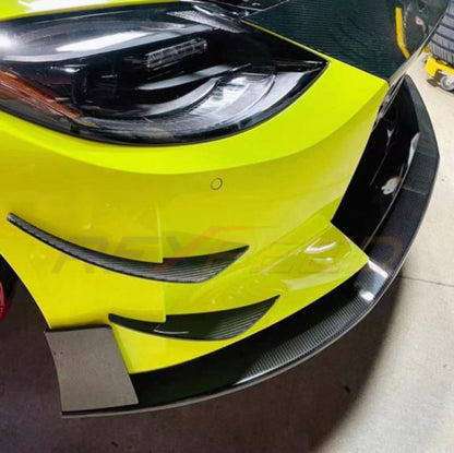 Rexpeed 400Z Dry Carbon Front Canards for Nissan 400Z